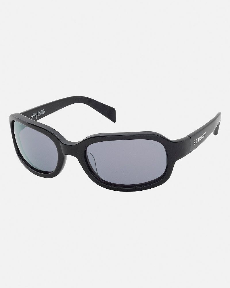 STUSSY ROME SUNGLASSES Noir Noir | STUSSY-55915