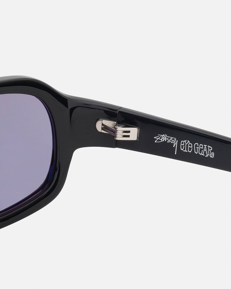 STUSSY ROME SUNGLASSES Noir Noir | STUSSY-55915