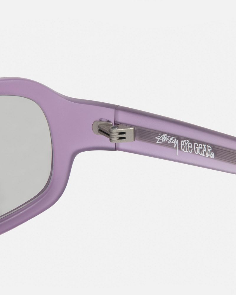 STUSSY ROME SUNGLASSES Violette Grise Foncé | STUSSY-55918