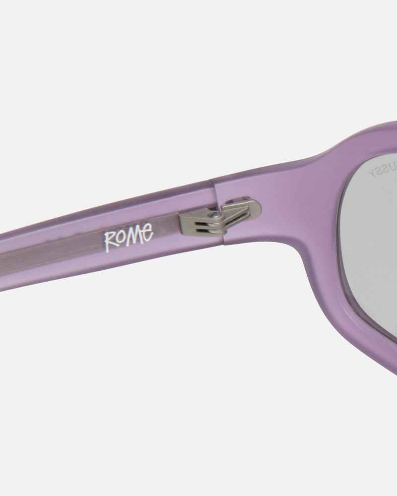 STUSSY ROME SUNGLASSES Violette Grise Foncé | STUSSY-55918