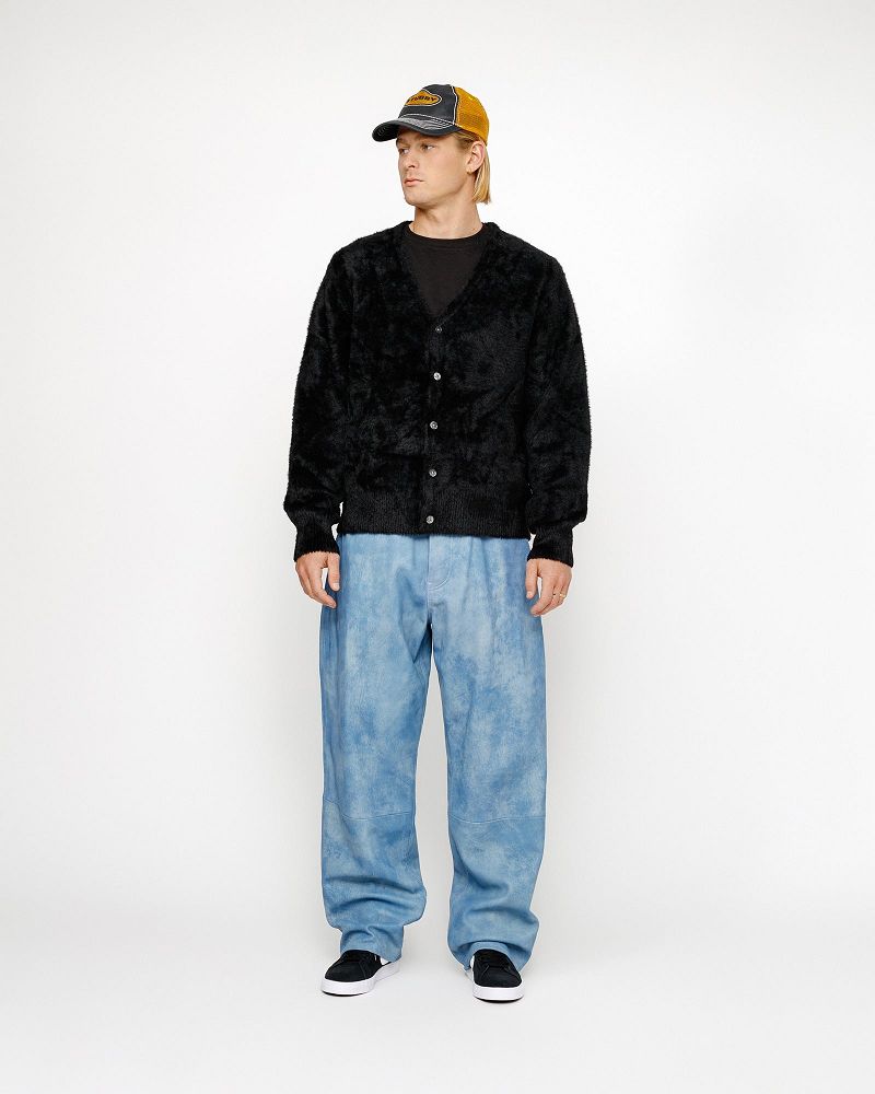 STUSSY SHAGGY CARDIGAN Noir | STUSSY-56188