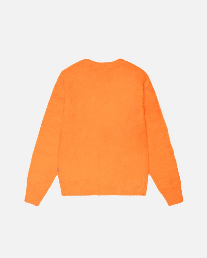 STUSSY SHAGGY CARDIGAN Rouge Orange | STUSSY-56190