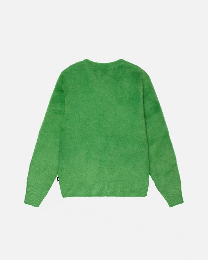 STUSSY SHAGGY CARDIGAN Vert | STUSSY-56189