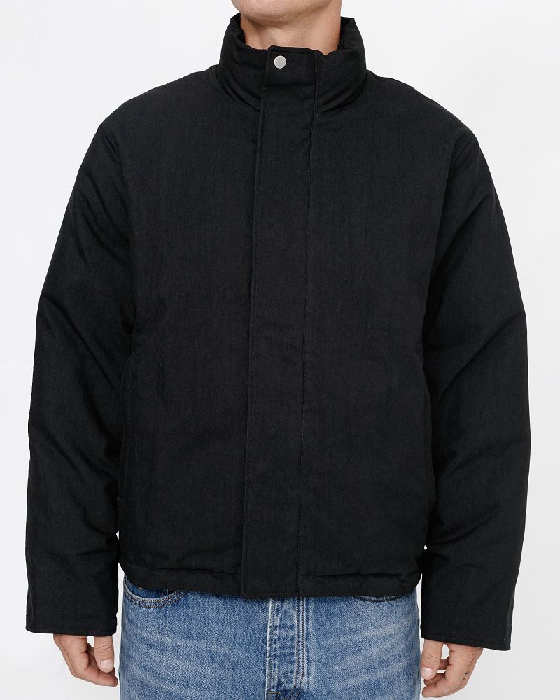 STUSSY SHORT DOWN JACKET Noir | STUSSY-56349