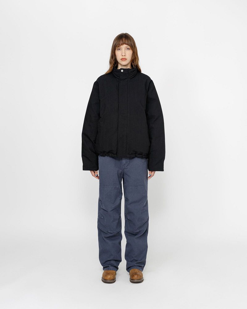 STUSSY SHORT DOWN JACKET Noir | STUSSY-56349