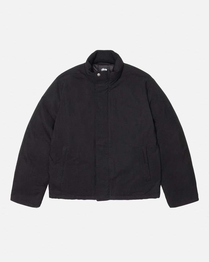 STUSSY SHORT DOWN JACKET Noir | STUSSY-56349