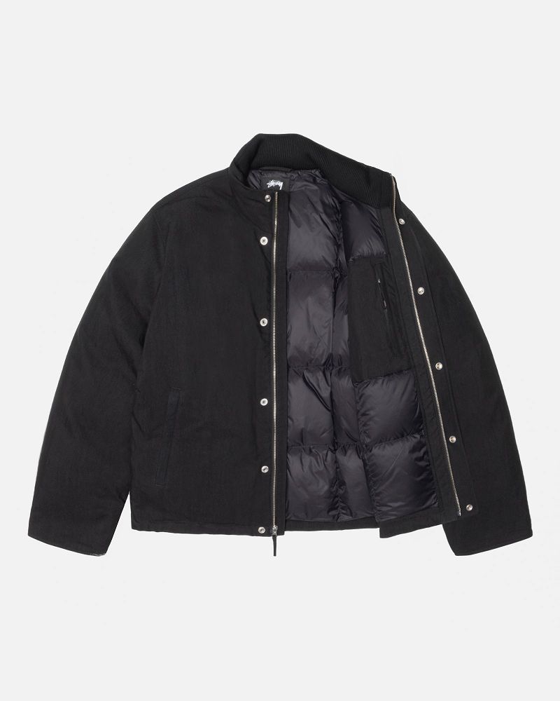 STUSSY SHORT DOWN JACKET Noir | STUSSY-56349