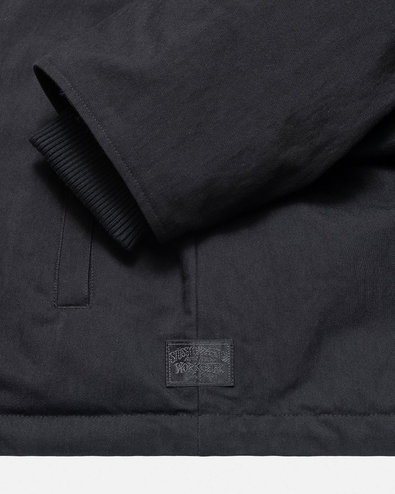 STUSSY SHORT DOWN JACKET Noir | STUSSY-56349