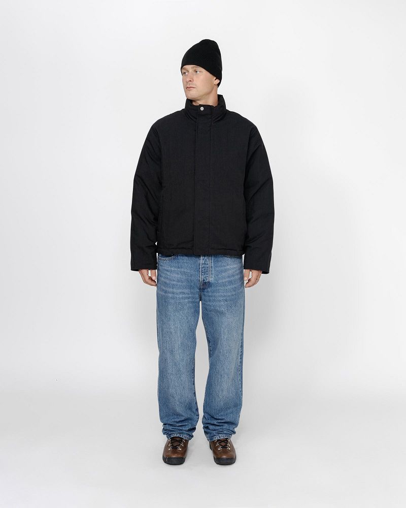 STUSSY SHORT DOWN JACKET Noir | STUSSY-56349