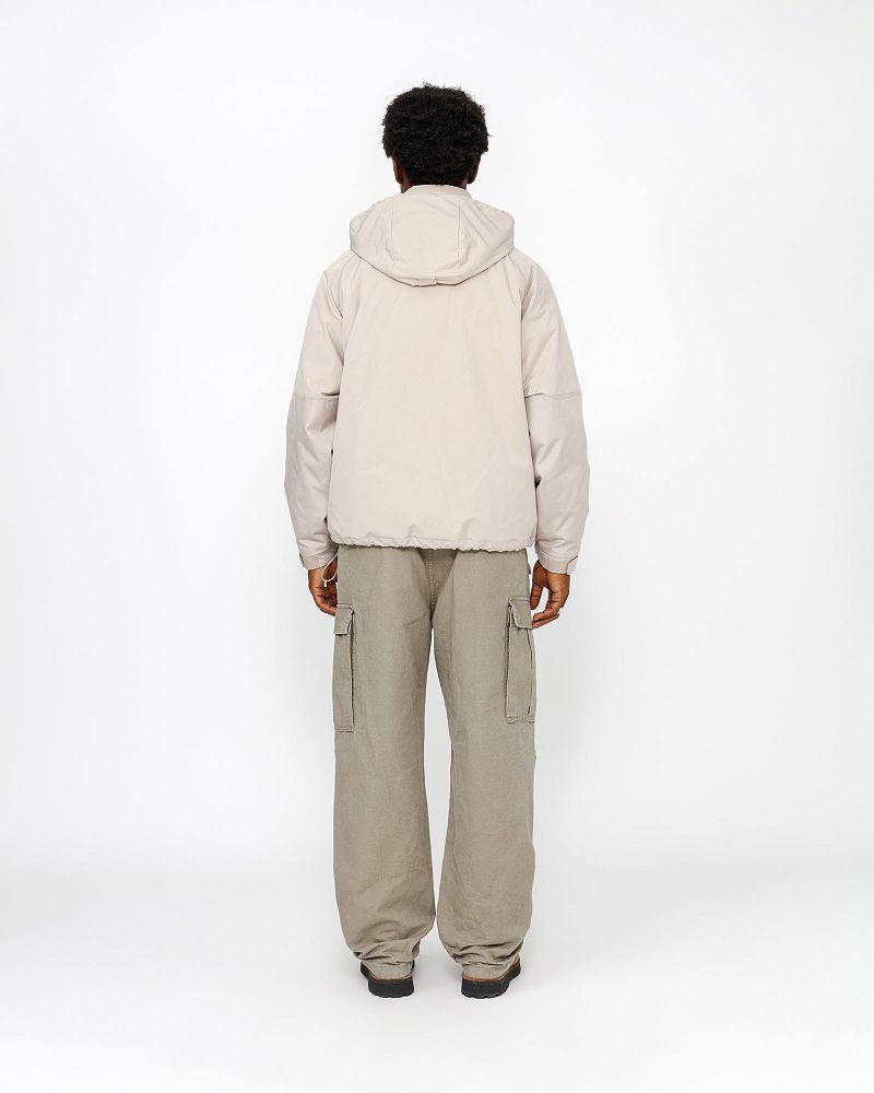 STUSSY SHORT MILITARY PARKA Grise | STUSSY-56409