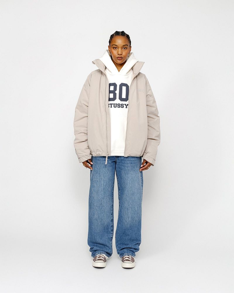 STUSSY SHORT MILITARY PARKA Grise | STUSSY-56409