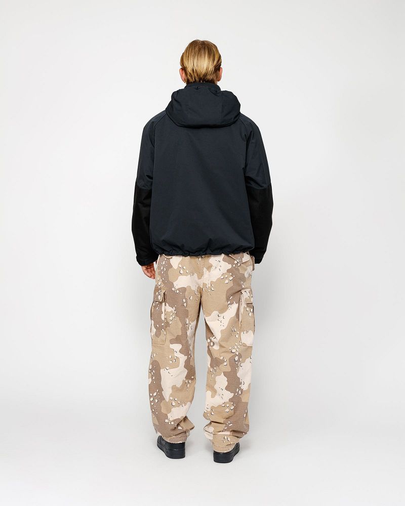 STUSSY SHORT MILITARY PARKA Noir | STUSSY-56408