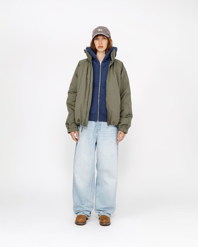 STUSSY SHORT MILITARY PARKA Vert Foncé | STUSSY-56410