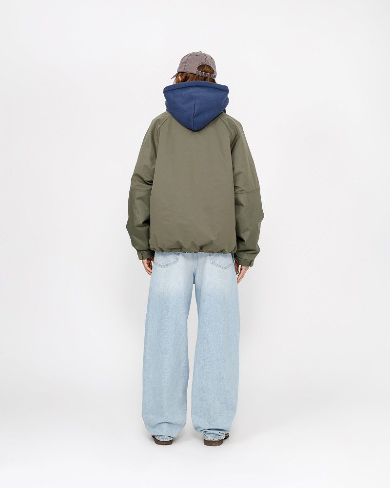 STUSSY SHORT MILITARY PARKA Vert Foncé | STUSSY-56410