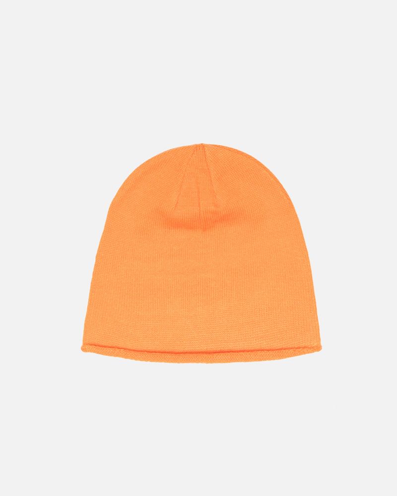 STUSSY SKULLCAP CHAIN STITCH ROLLED EDGE Orange | STUSSY-56011