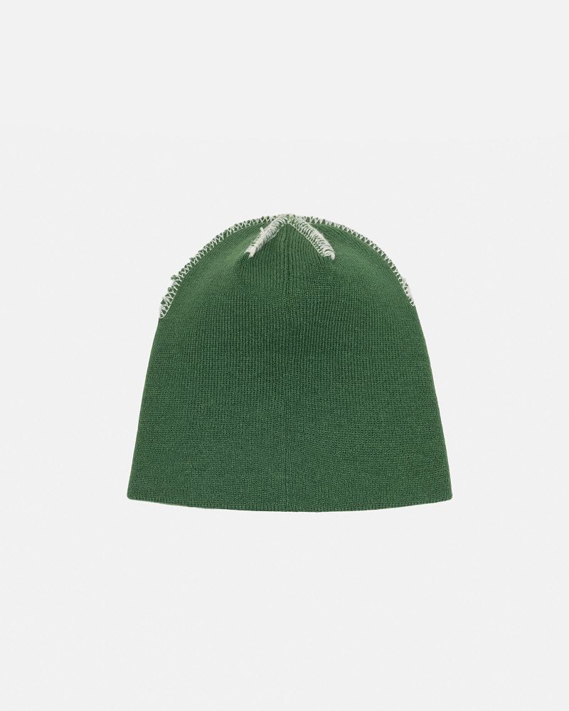 STUSSY SKULLCAP EXPOSED STITCH Vert | STUSSY-56007
