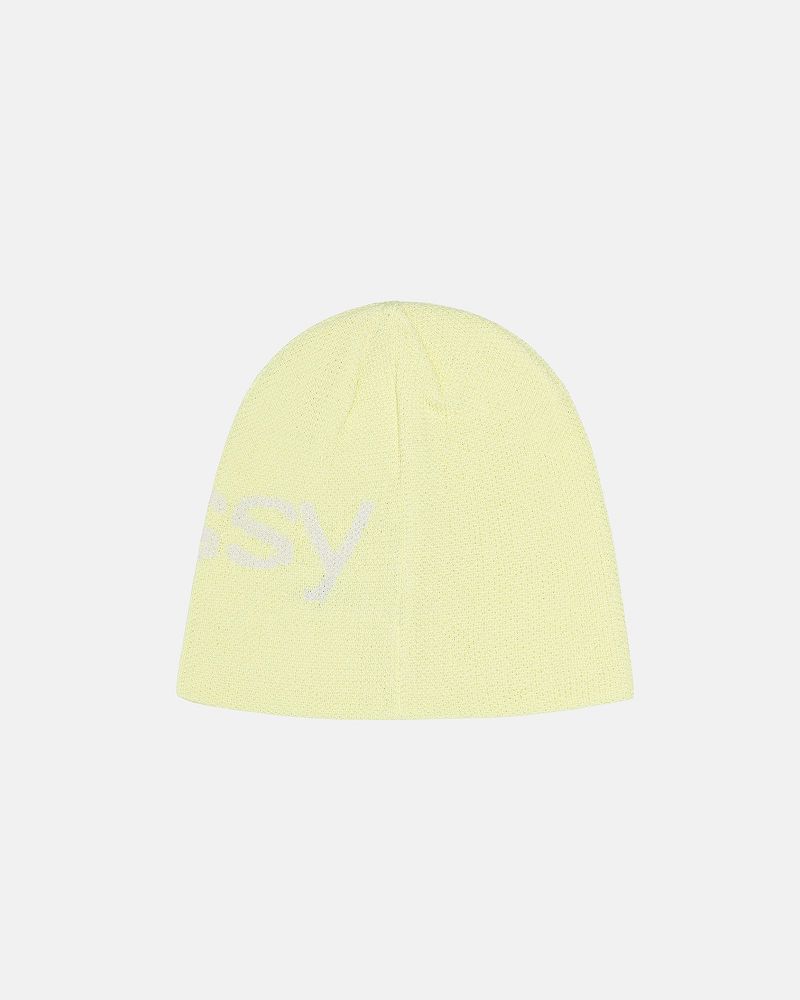 STUSSY SKULLCAP HELVETICA UV Jaune | STUSSY-56012
