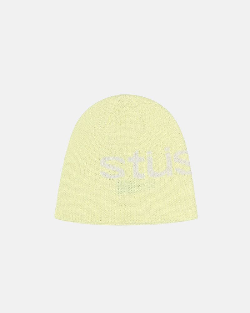 STUSSY SKULLCAP HELVETICA UV Jaune | STUSSY-56012