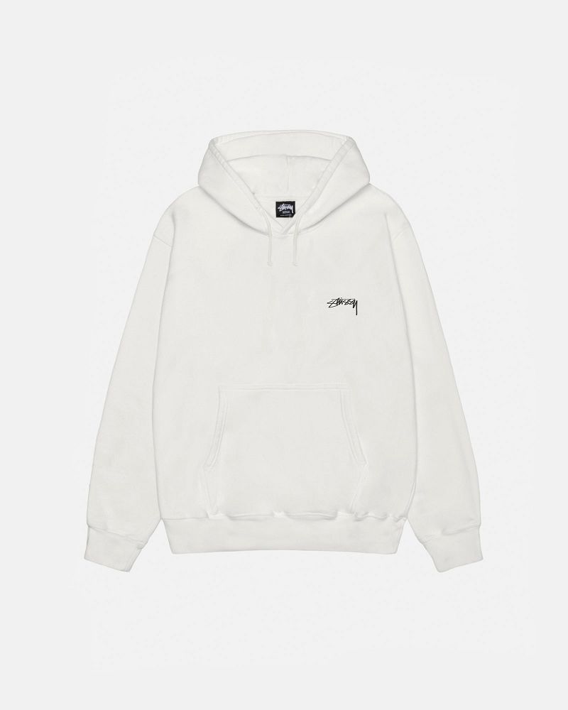 STUSSY SMOOTH STOCK HOODIE PIGMENT DYED Beige | STUSSY-56246
