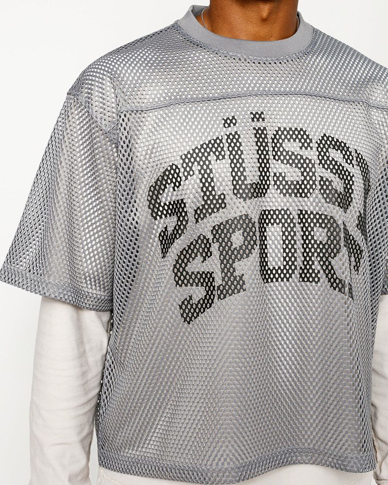 STUSSY SPORT JERSEY Argent | STUSSY-56171