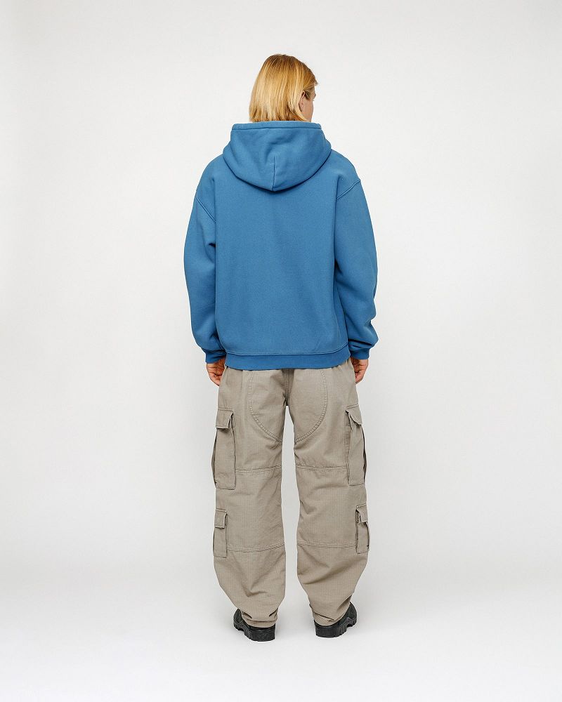 STUSSY SPORT ZIP HOODIE Bleu | STUSSY-55835