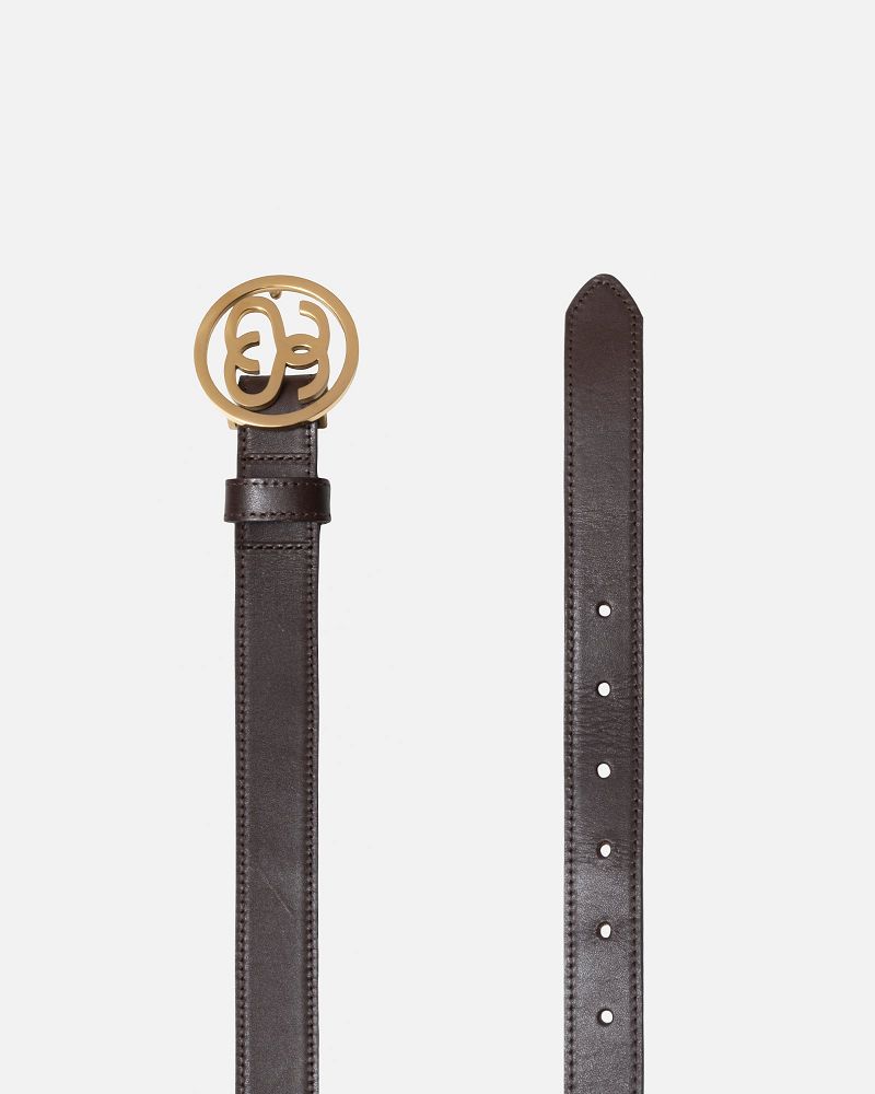 STUSSY SS-LINK BUCKLE BELT Marron | STUSSY-55910