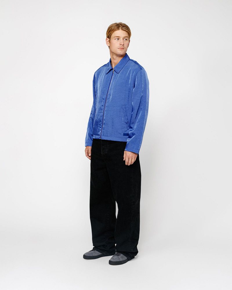 STUSSY SS LINK NYLON CLUB JACKET Bleu Royal | STUSSY-56380