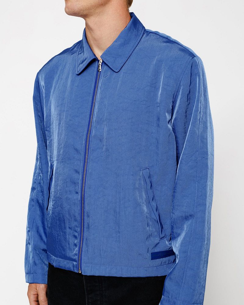 STUSSY SS LINK NYLON CLUB JACKET Bleu Royal | STUSSY-56380