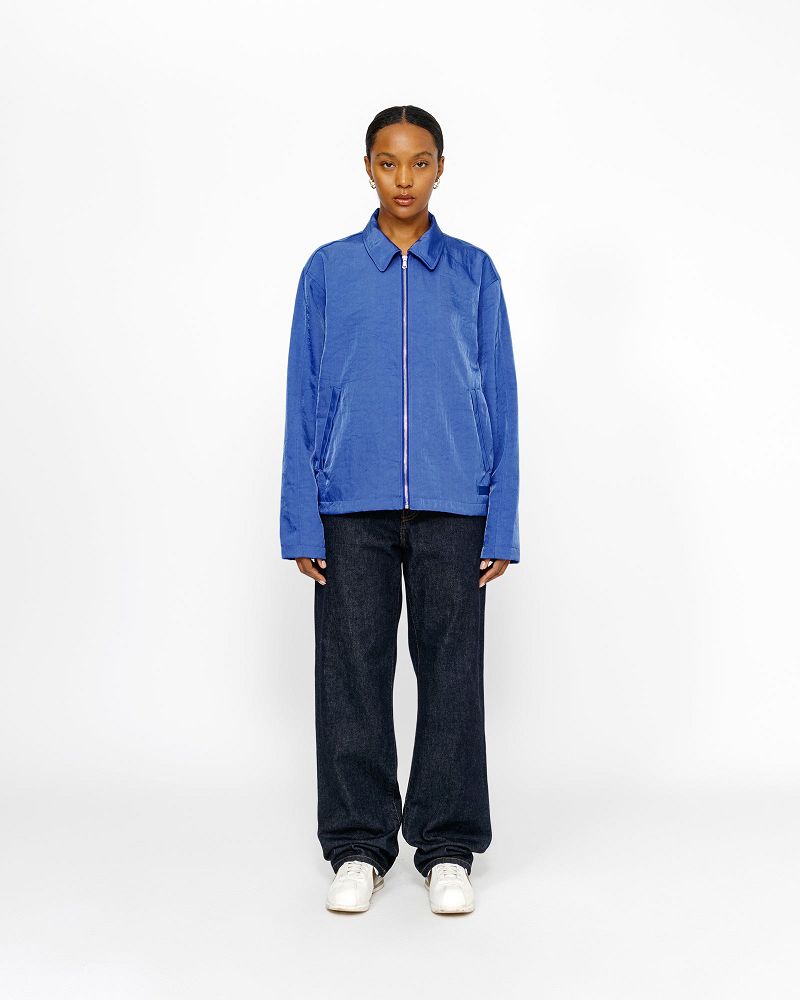 STUSSY SS LINK NYLON CLUB JACKET Bleu Royal | STUSSY-56380