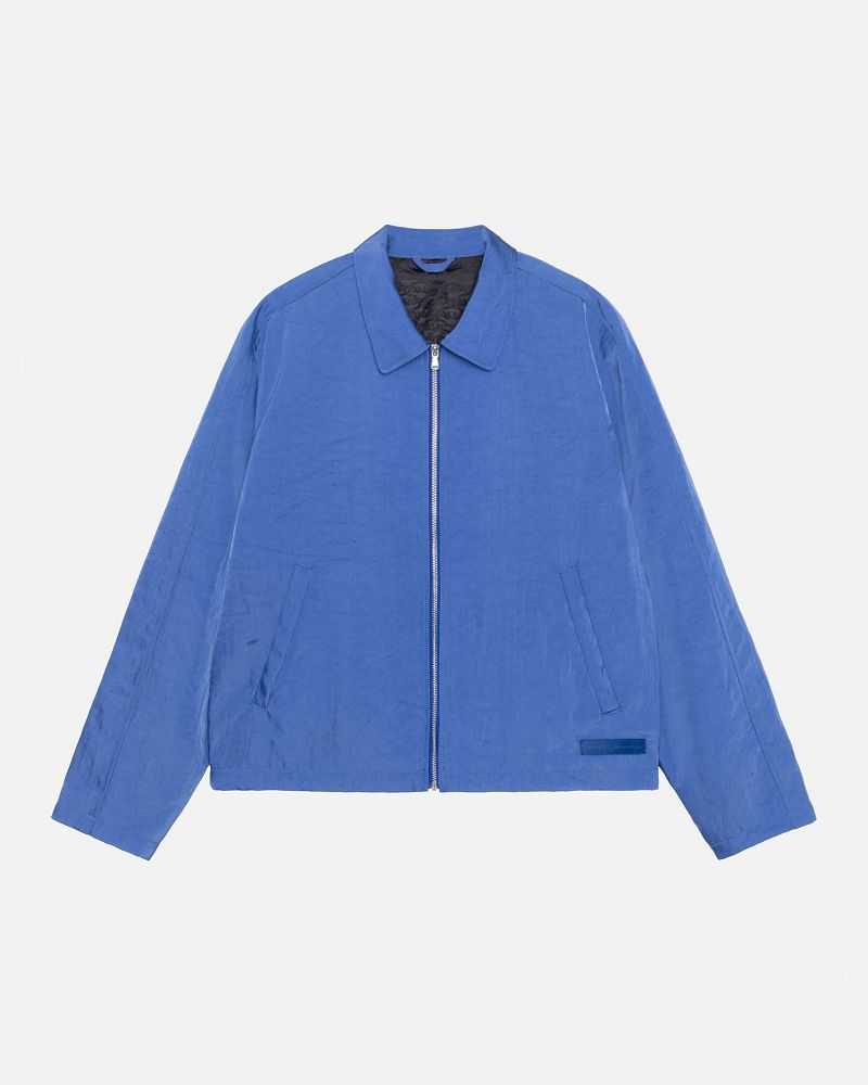STUSSY SS LINK NYLON CLUB JACKET Bleu Royal | STUSSY-56380