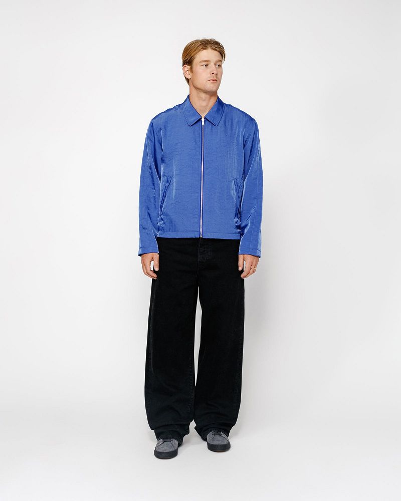 STUSSY SS LINK NYLON CLUB JACKET Bleu Royal | STUSSY-56380