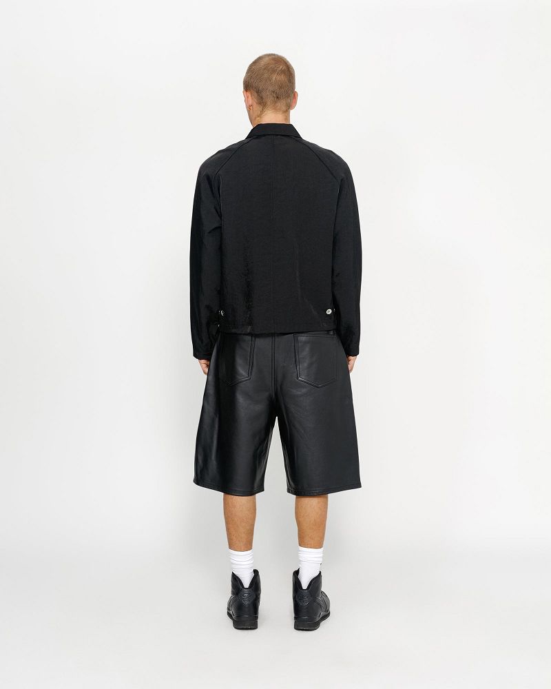 STUSSY SS LINK NYLON CLUB JACKET Noir | STUSSY-56378