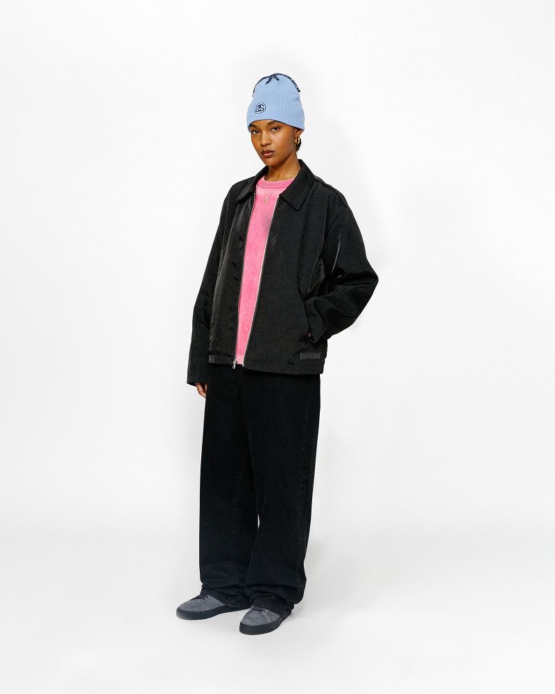 STUSSY SS LINK NYLON CLUB JACKET Noir | STUSSY-56378