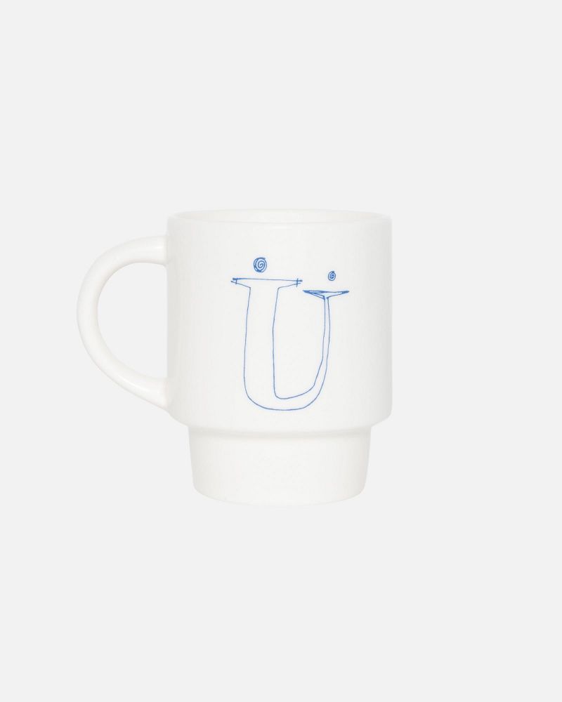 STUSSY STACKING MUG SET OF 6 Blanche | STUSSY-55866
