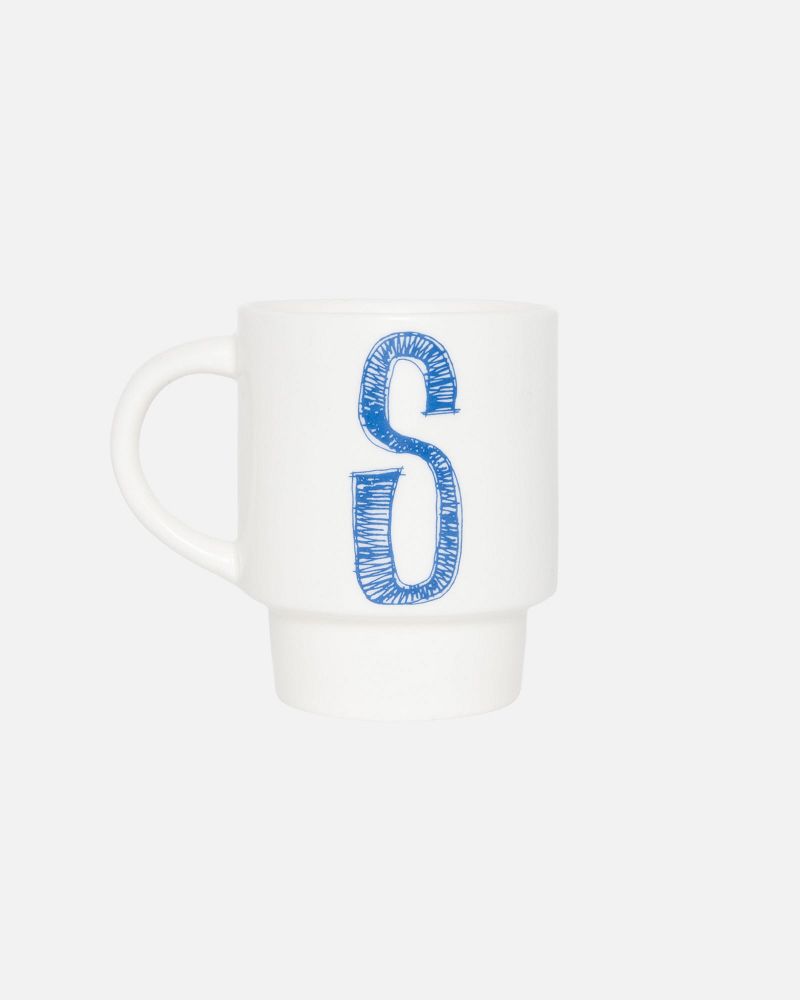 STUSSY STACKING MUG SET OF 6 Blanche | STUSSY-55866