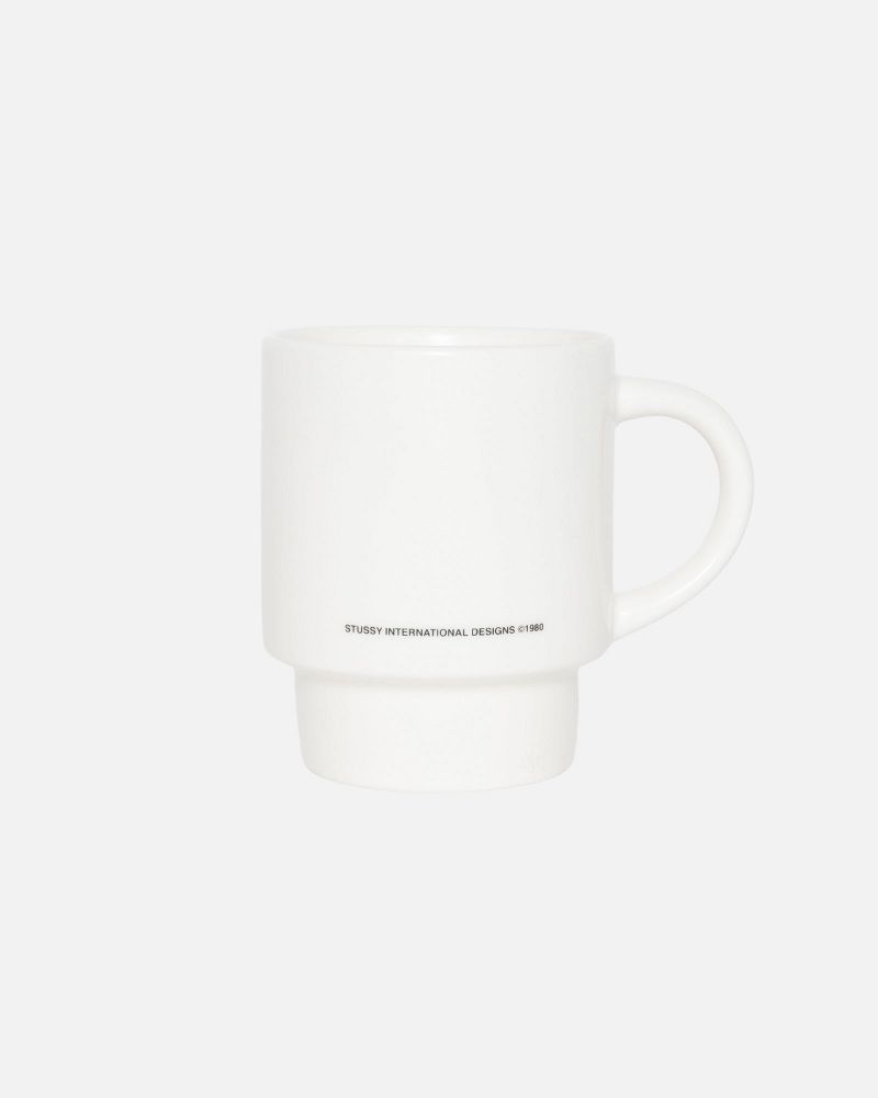 STUSSY STACKING MUG SET OF 6 Blanche | STUSSY-55866