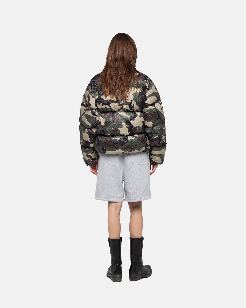 STUSSY STOCK LOGO SWEATSHORT Grise | STUSSY-56069