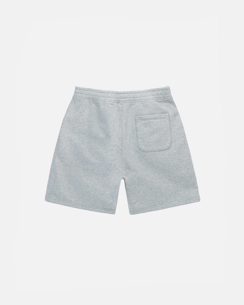 STUSSY STOCK LOGO SWEATSHORT Grise | STUSSY-56069