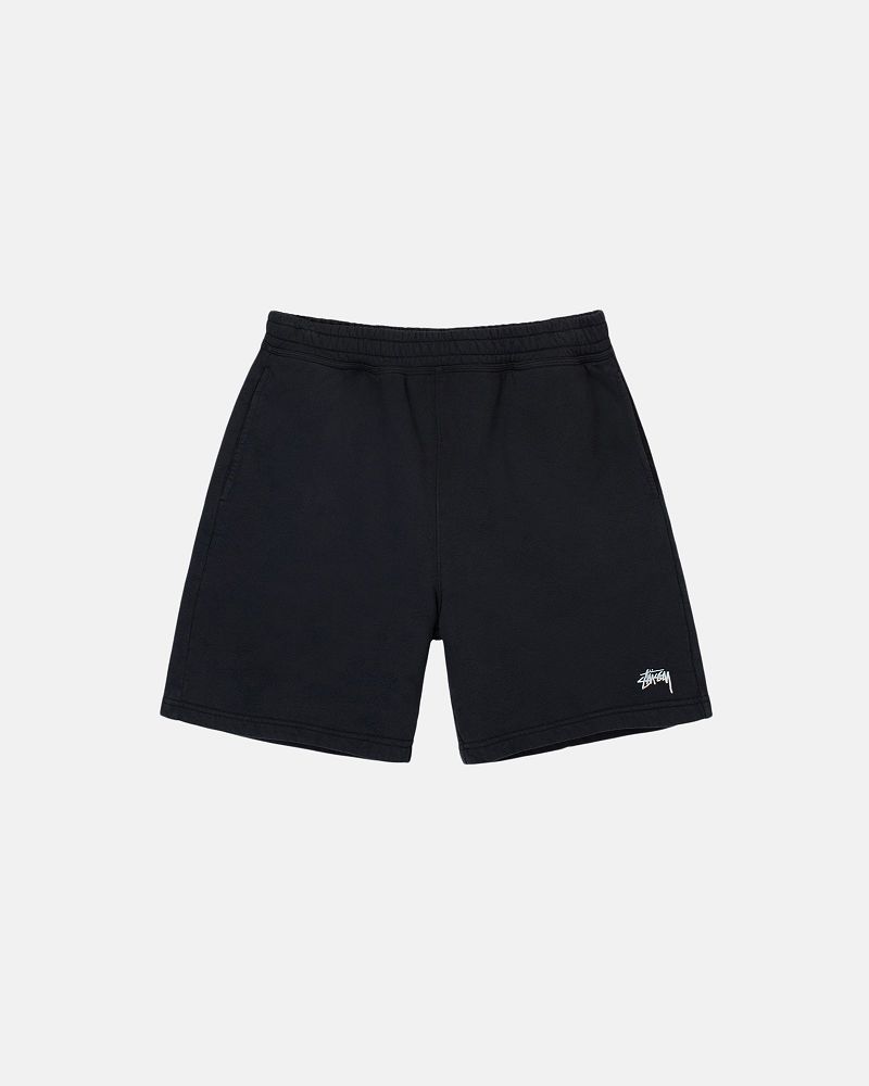 STUSSY STOCK LOGO SWEATSHORT Noir | STUSSY-56067