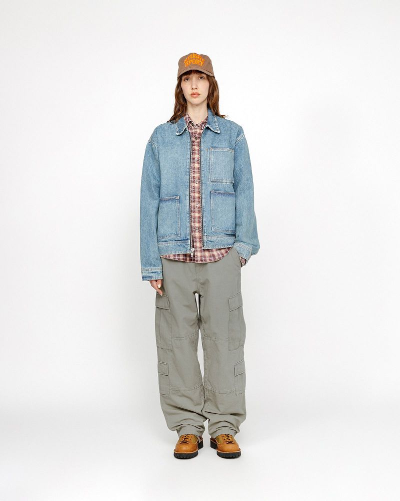 STUSSY SURPLUS CARGO RIPSTOP Vert Olive | STUSSY-56084