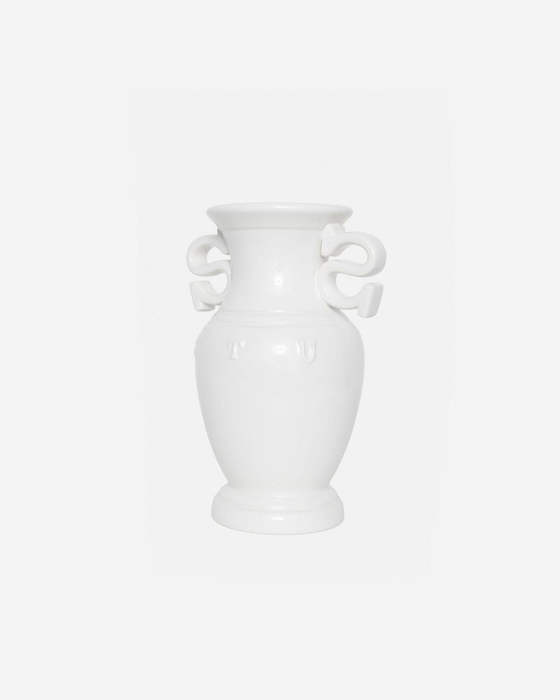 STUSSY S HANDLE CERAMIC VASE Blanche | STUSSY-55863