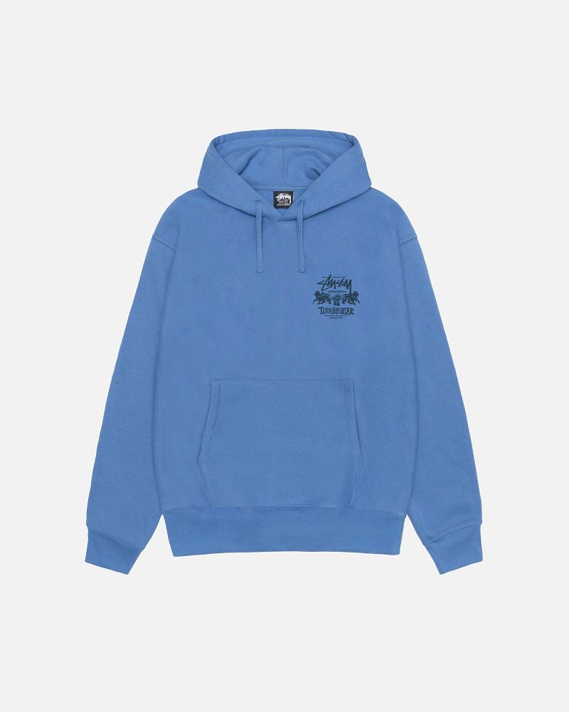 STUSSY TOUGH GEAR INTERNATIONAL HOODIE Bleu | STUSSY-56232