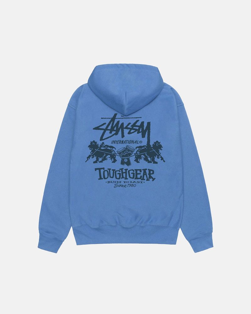 STUSSY TOUGH GEAR INTERNATIONAL HOODIE Bleu | STUSSY-56232