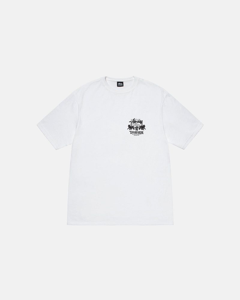 STUSSY TOUGH GEAR INTERNATIONAL TEE Blanche | STUSSY-56301