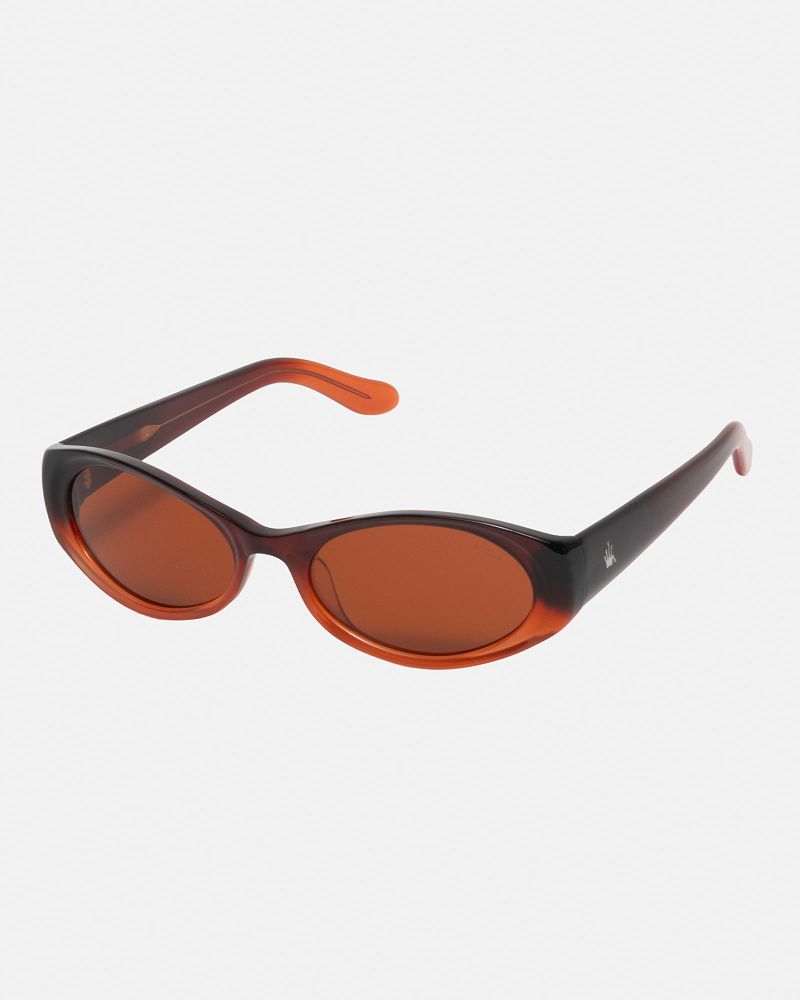 STUSSY TRACY SUNGLASSES Orange Corail Foncé | STUSSY-55931