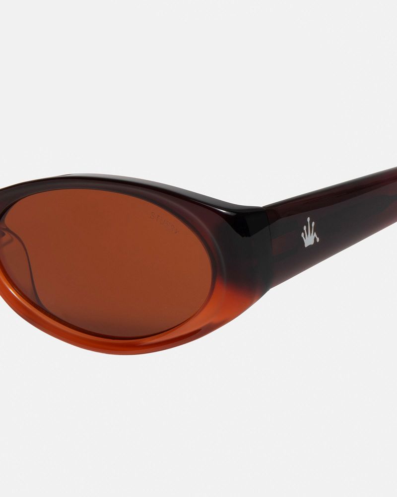 STUSSY TRACY SUNGLASSES Orange Corail Foncé | STUSSY-55931