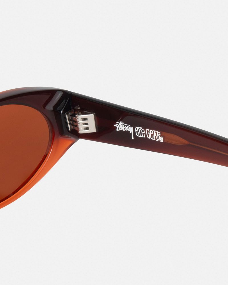 STUSSY TRACY SUNGLASSES Orange Corail Foncé | STUSSY-55931