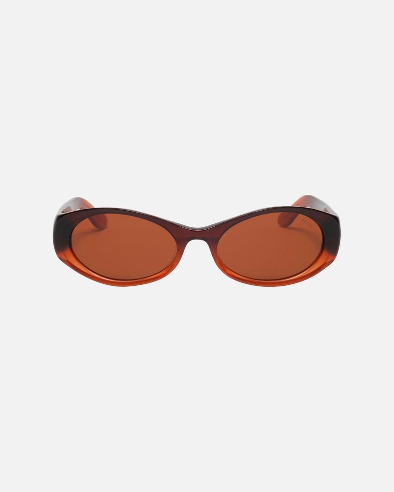 STUSSY TRACY SUNGLASSES Orange Corail Foncé | STUSSY-55931