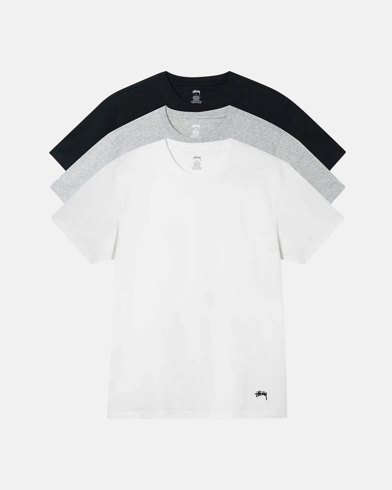 STUSSY UNDERSHIRTS 3 PACK Multicolore | STUSSY-56340