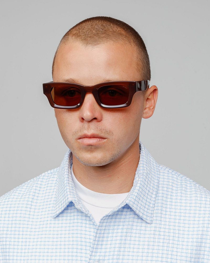 STUSSY VINCENT SUNGLASSES Marron | STUSSY-55946